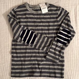 Crewcuts Gray Striped long sleeve t-shirt size XS (4-5)